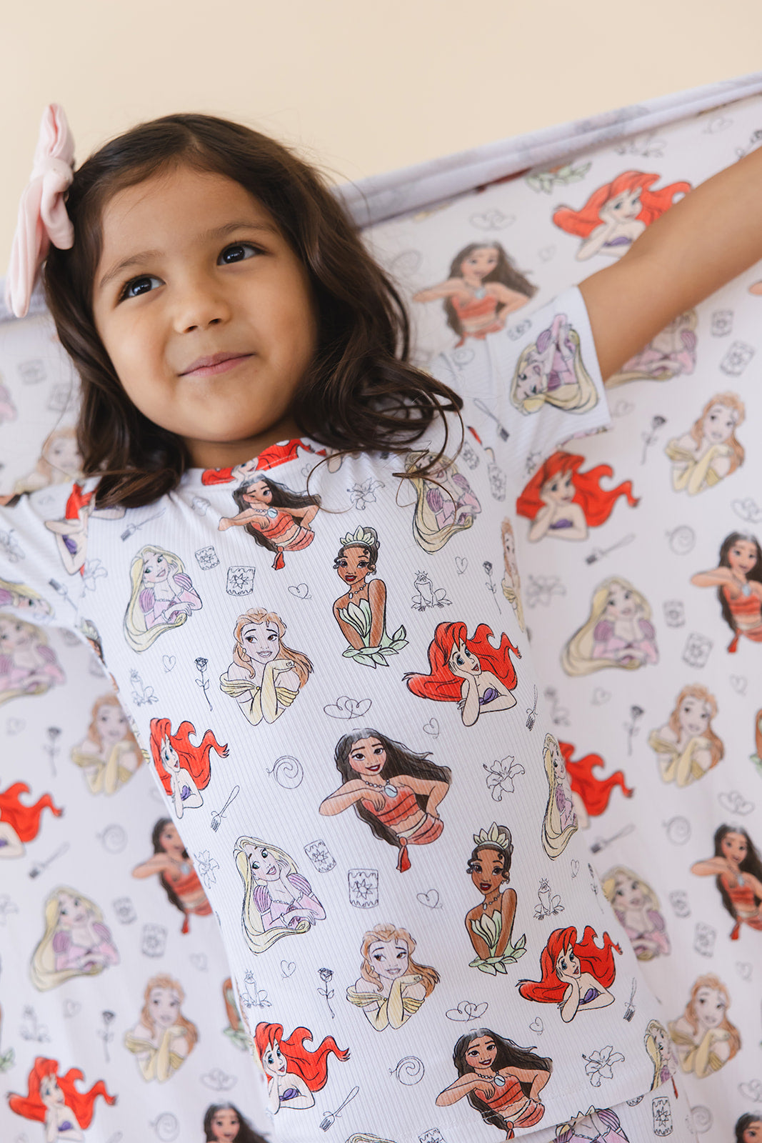 Doodle Princess (ribbed) - Lightweight Blanket