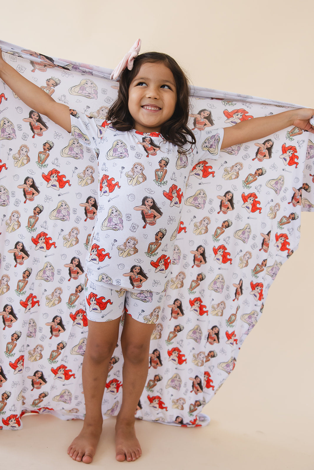 Doodle Princess (ribbed) - Lightweight Blanket