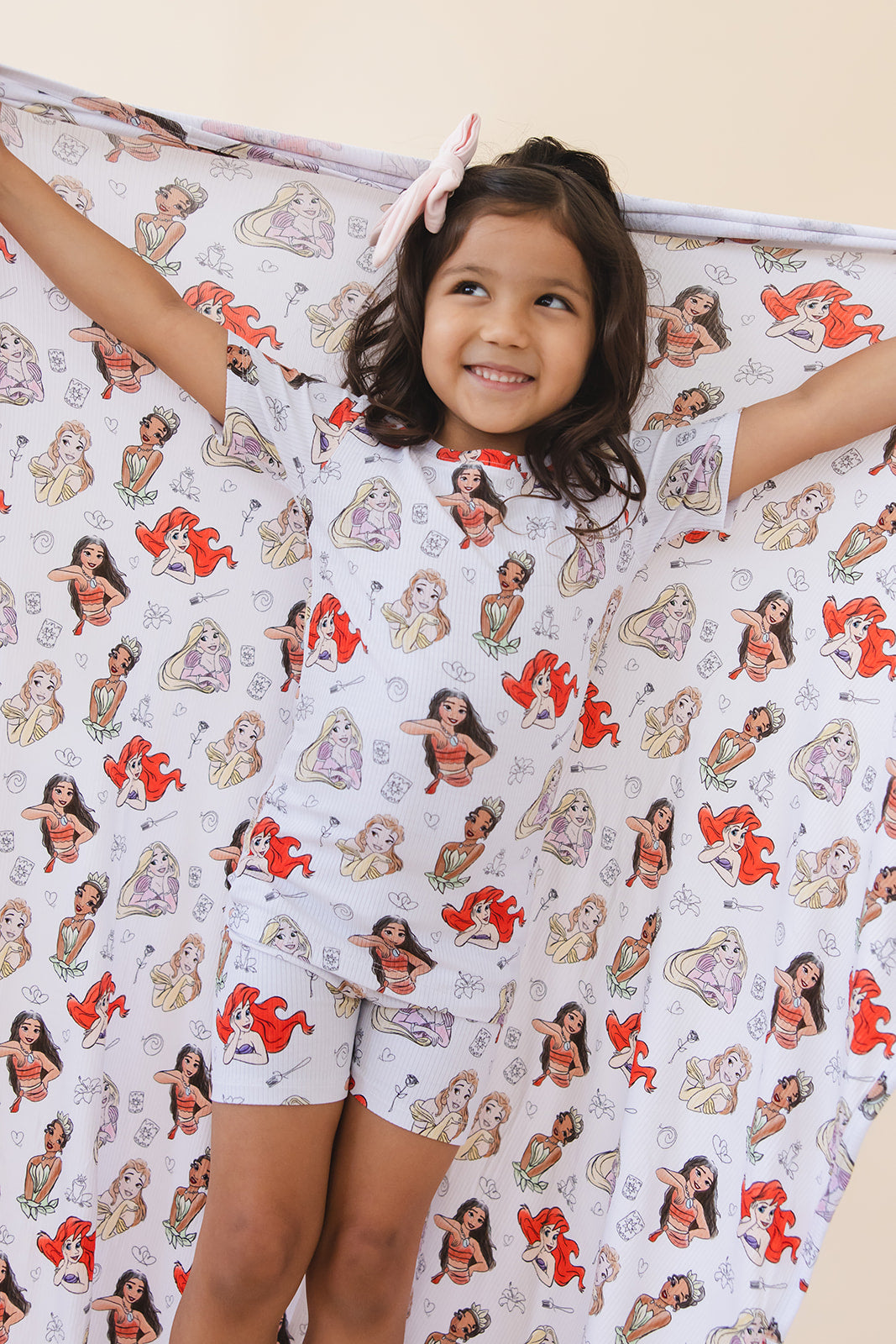 Doodle Princess (ribbed) - Lightweight Blanket