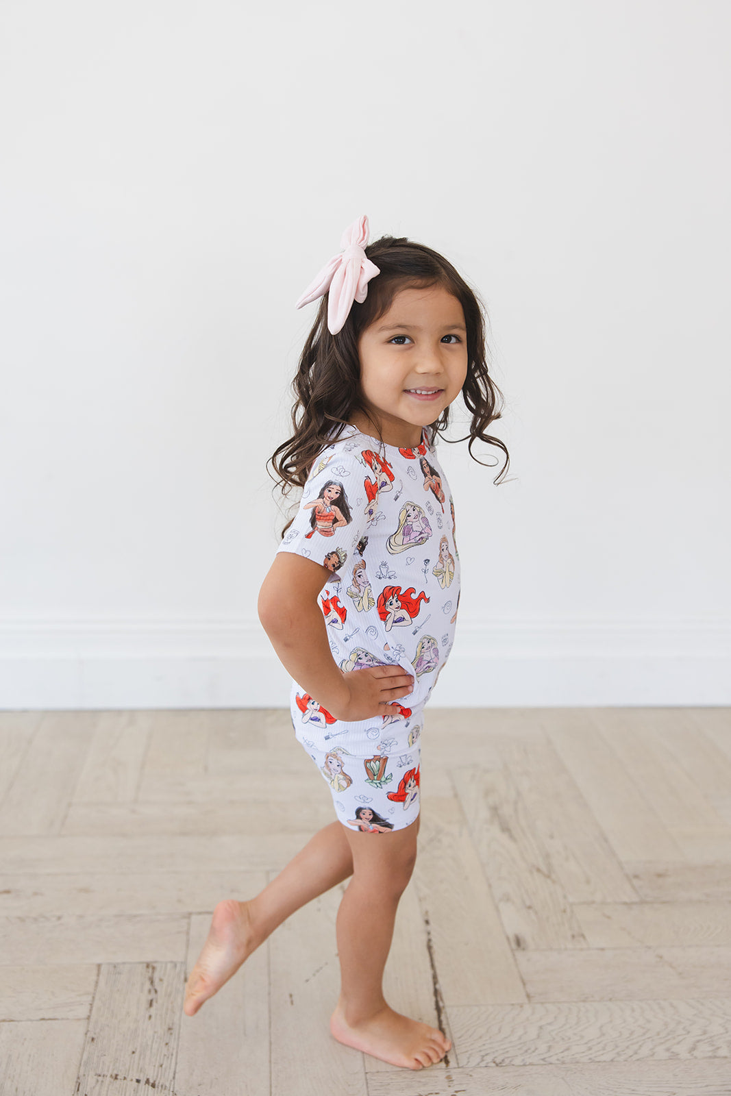 Doodle Princess (ribbed) - Biker Short Set