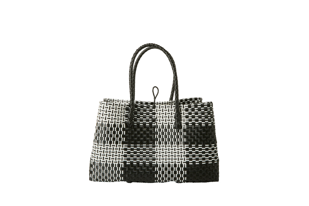 The Midi Piper Handwoven Tote · Recycled Plastic