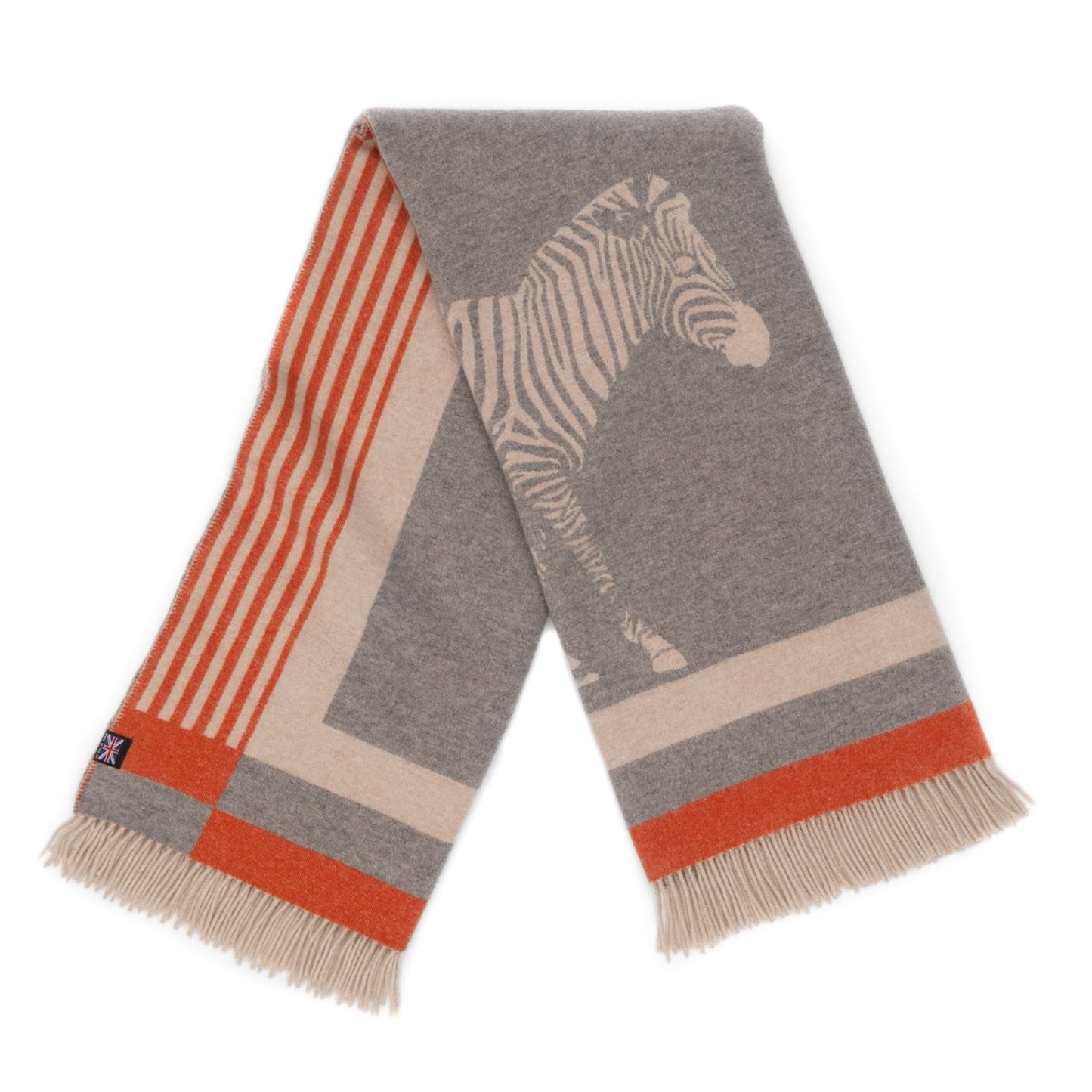 Savanna Equestrian Reversible Throw – Extra-Fine Italian Merino Wool