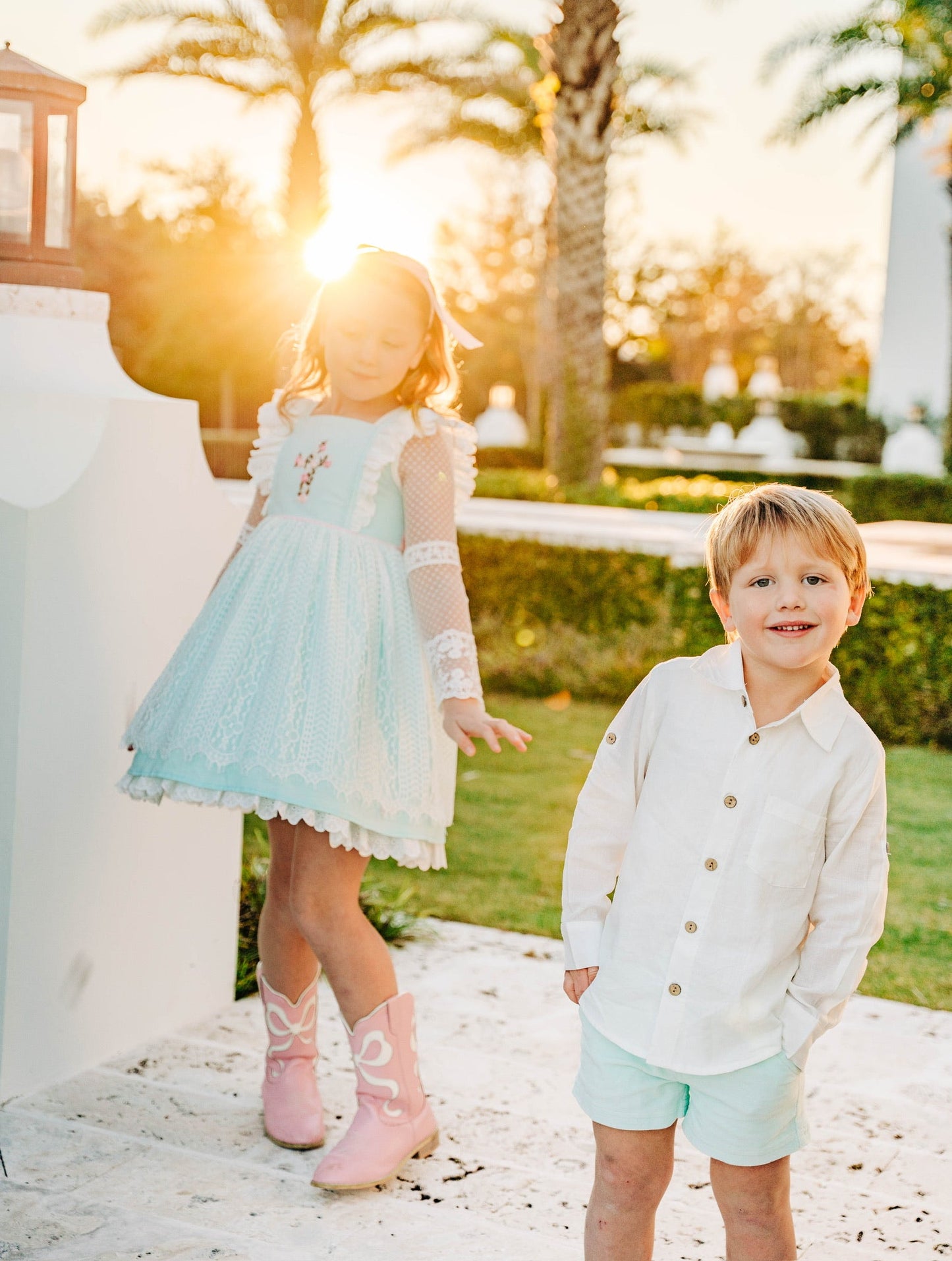 White Bamboo Linen Button-up Shirt