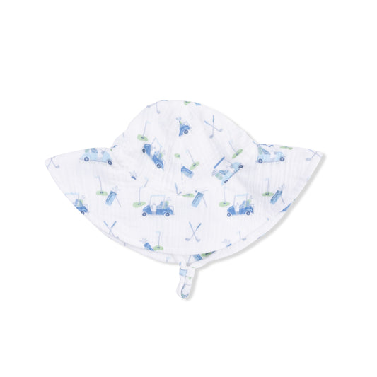 Baby Golf Carts Blue - Wide Brim Sun Hat