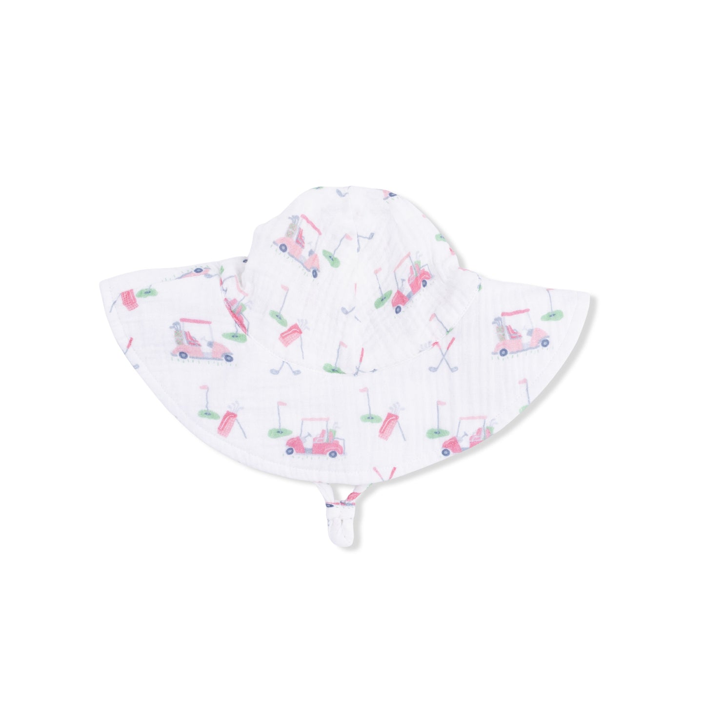 Baby Golf Carts Pink - Wide Brim Sun Hat