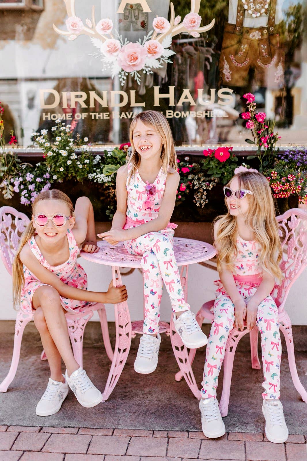 Bow and Butterfly Athletic Set