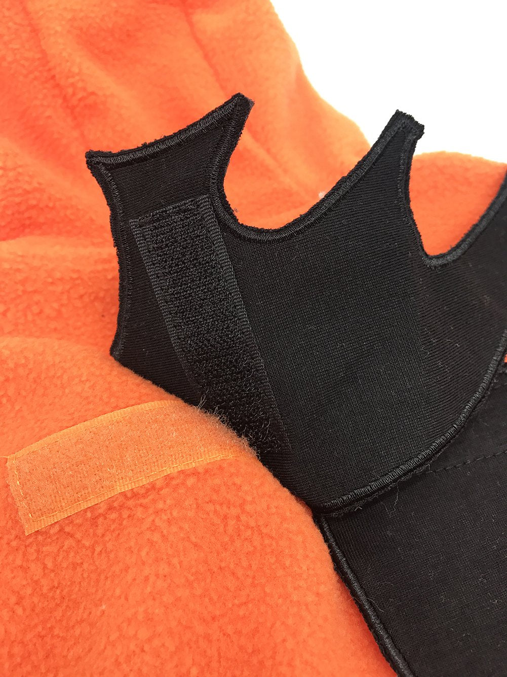 Halloween Unisex Orange Fleece Pumpkin Hooded Long Sleeve Romper