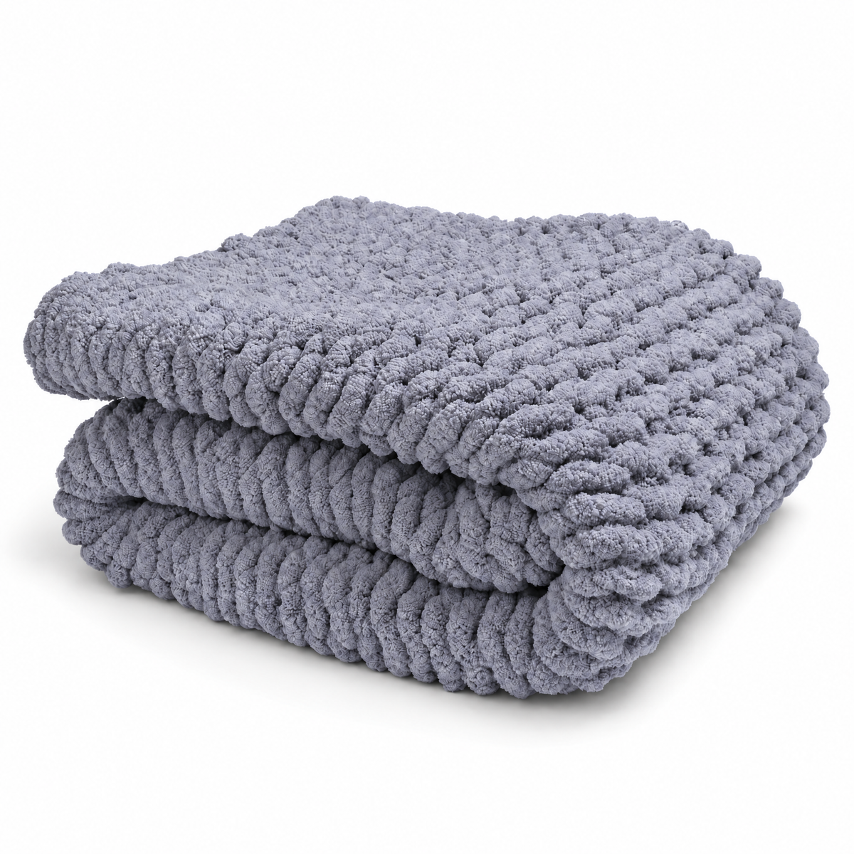 Woven Together Blanket in Slate Gray