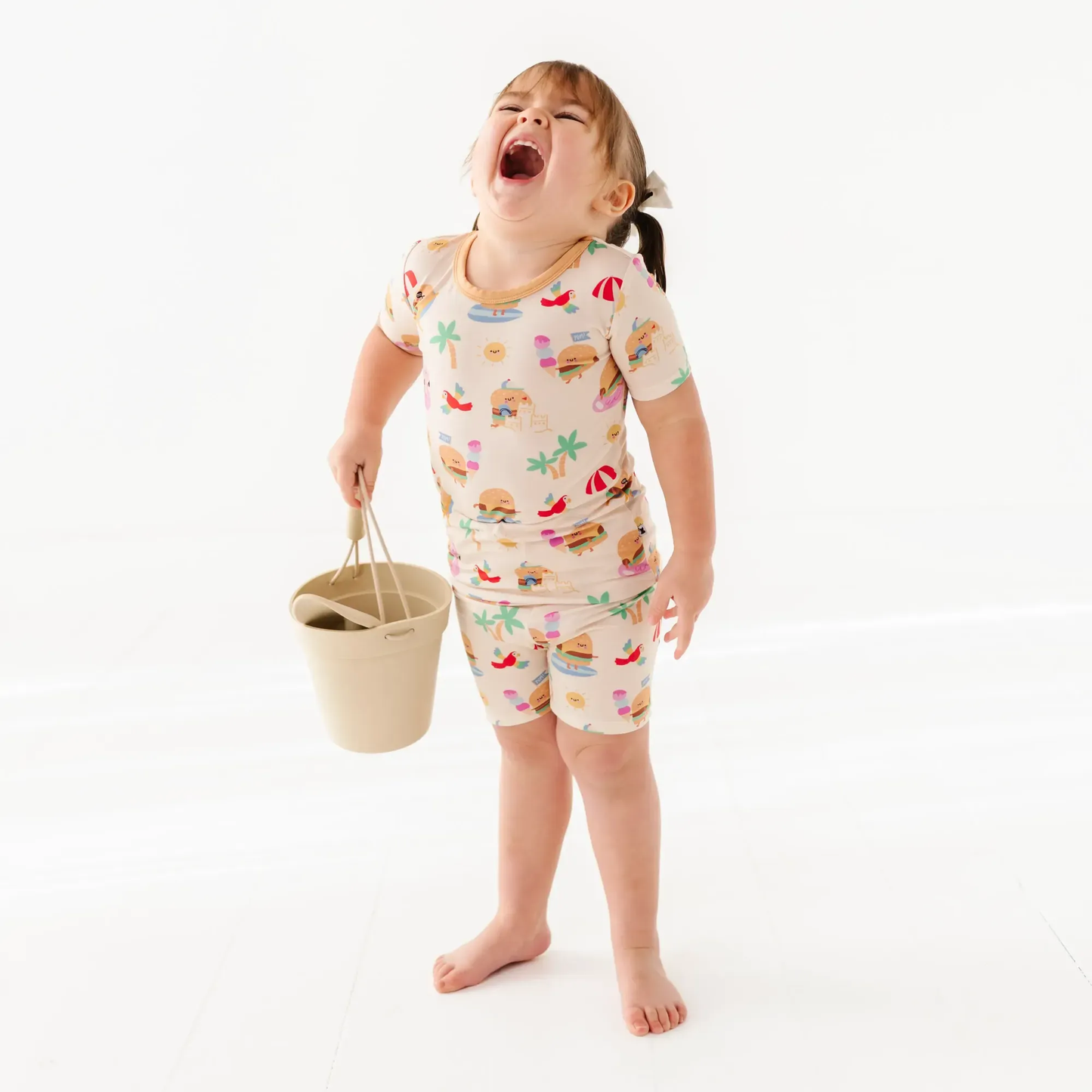 Cheeseburger in Paradise Kids Pajamas