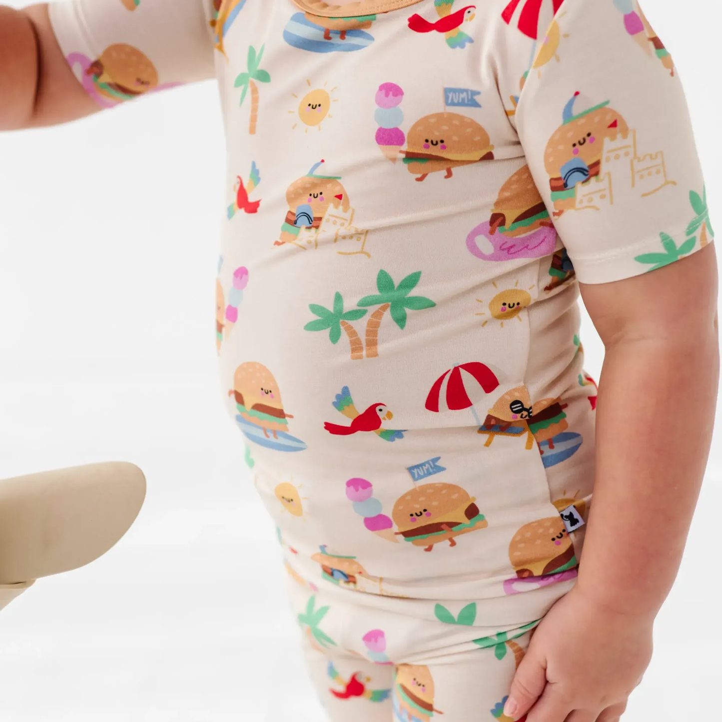 Cheeseburger in Paradise Kids Pajamas