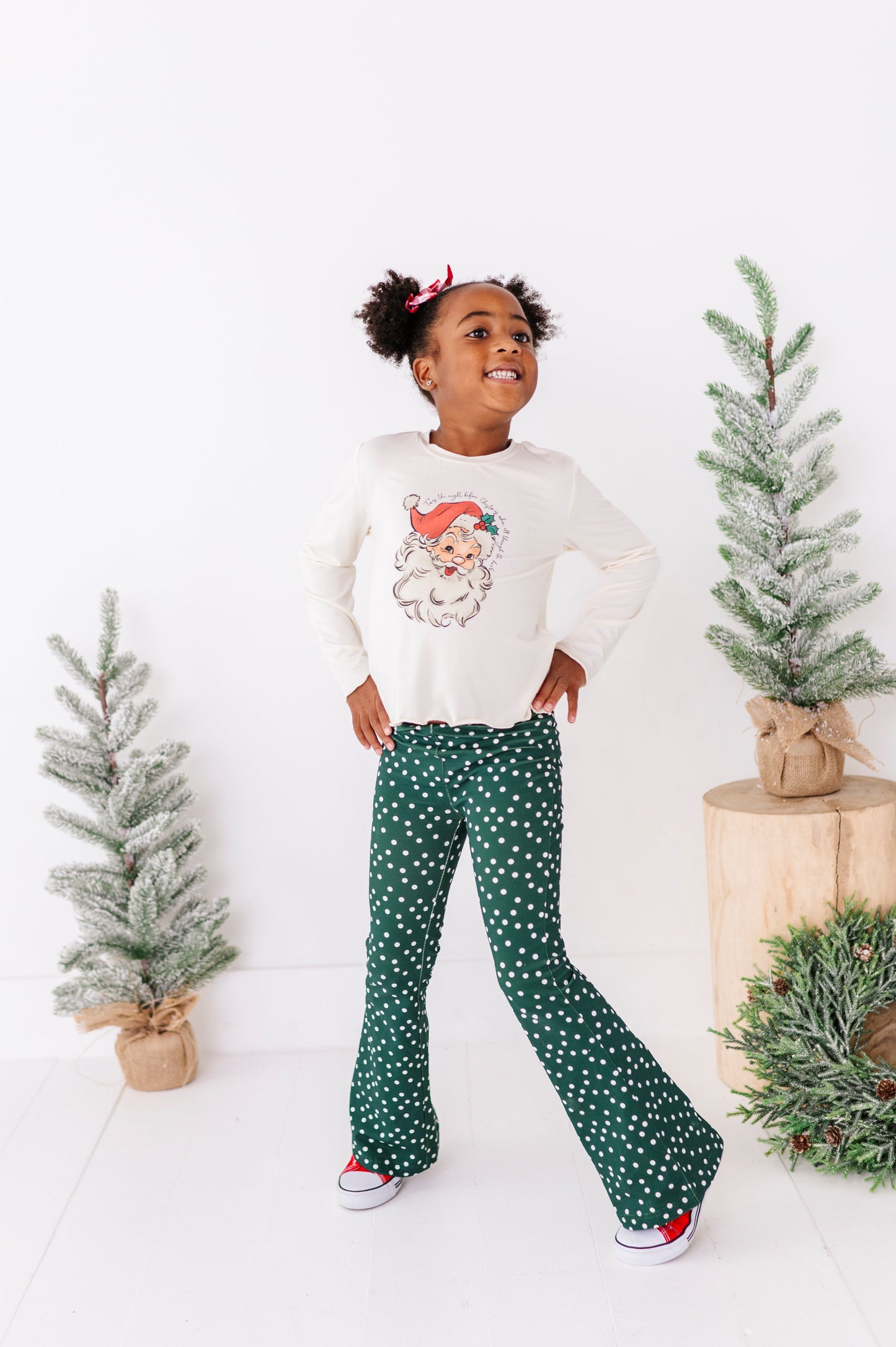Jolly Santa | Bamboo Long Sleeve Shirt