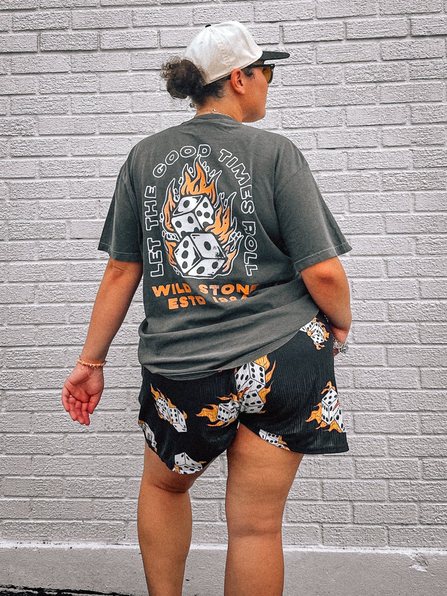 Let The Good Times Roll- Oversized Tee