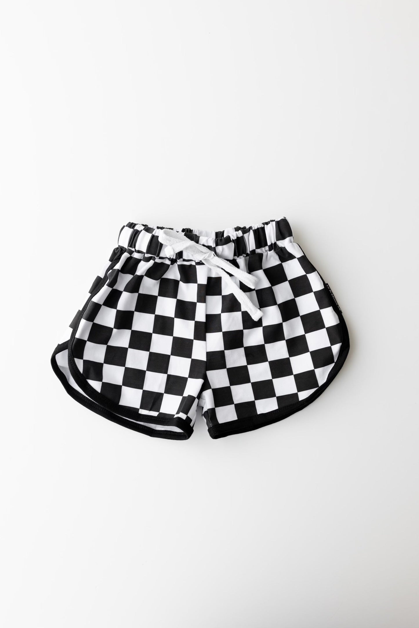 AK checker track shorts