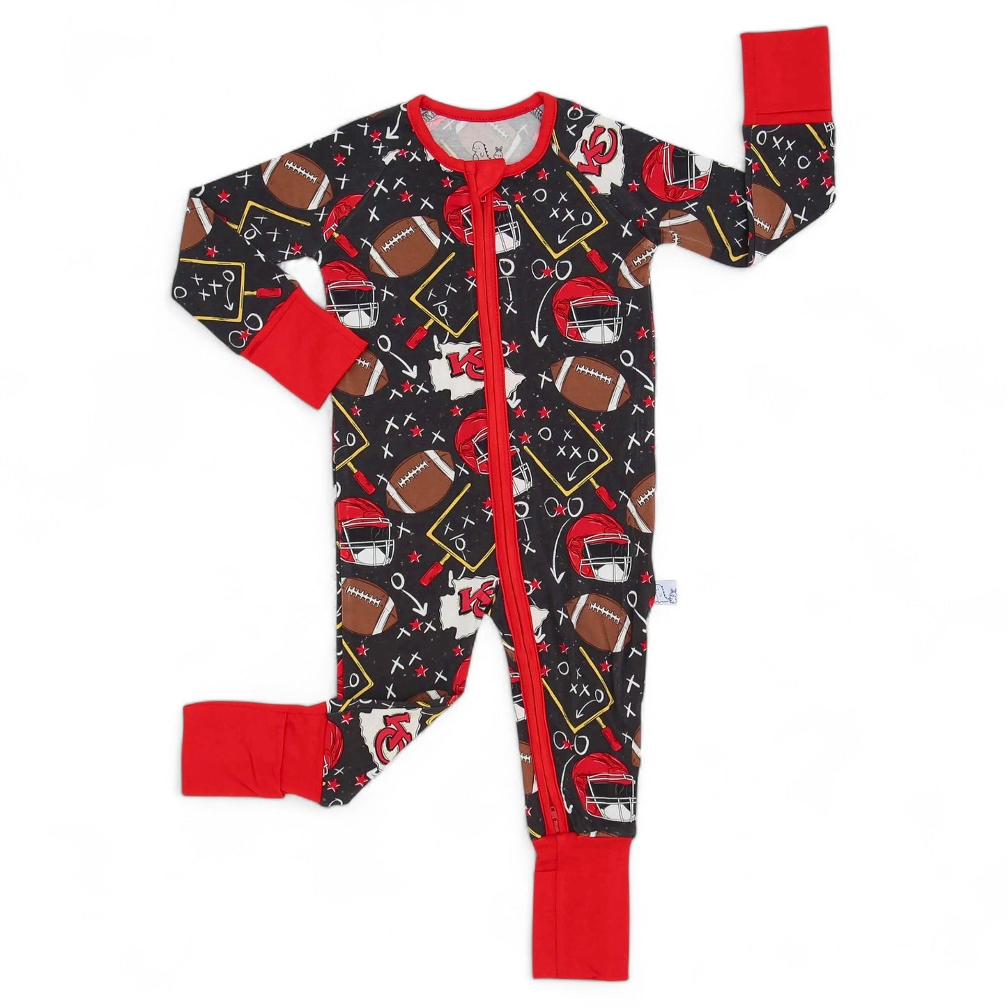 Red and Gold football Snuggy Zip