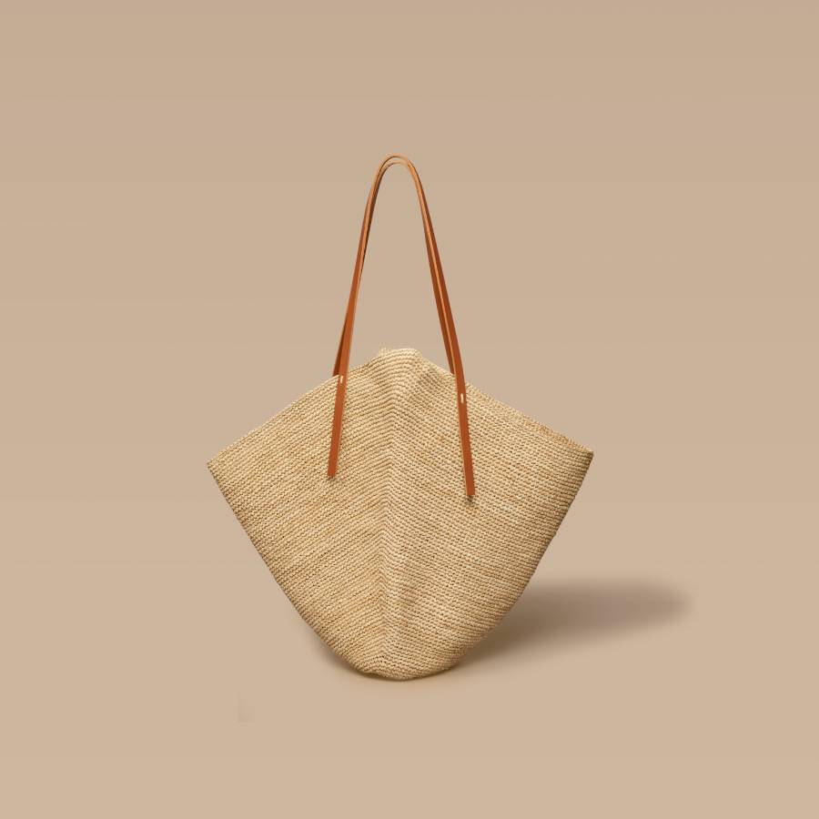 Bibiri Crochet Raffia Tote