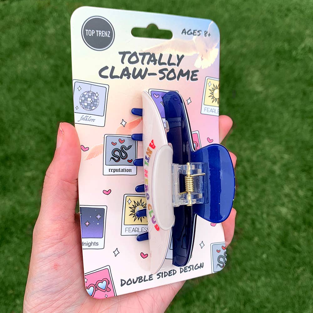 Two-Sided Large Claw Clips - WWTD