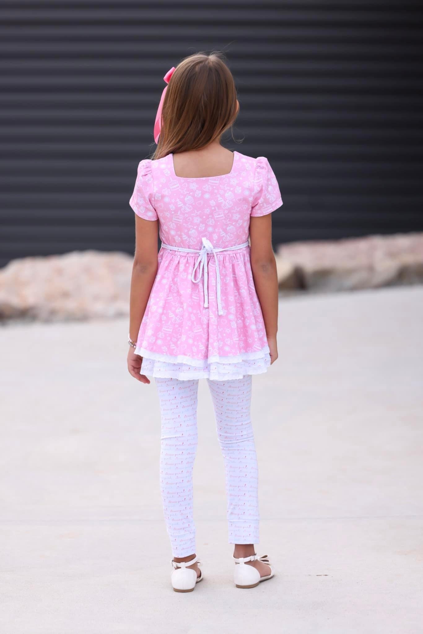 Birthday Girl Tunic Set (choice of bottoms)