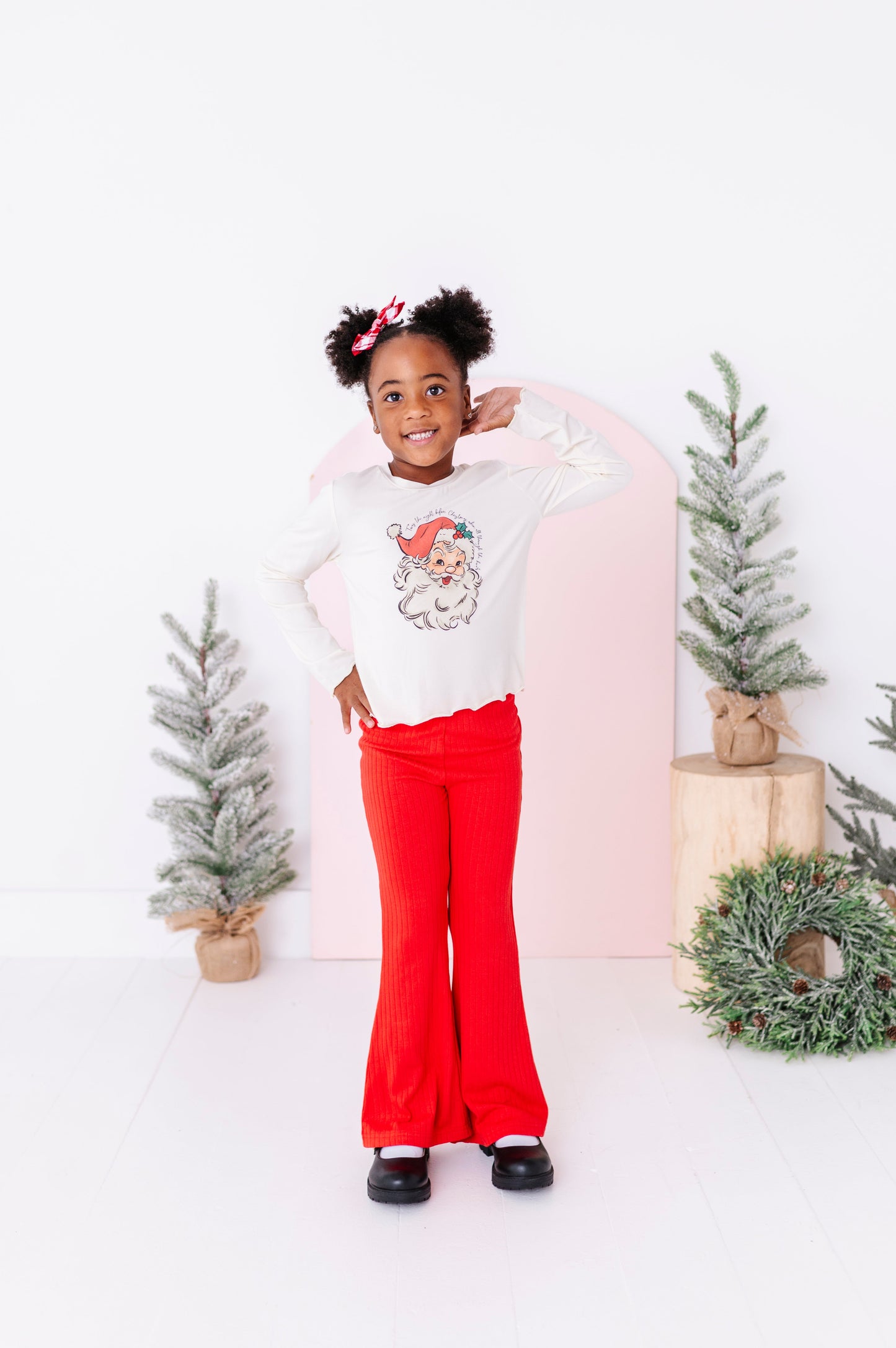 Jolly Santa | Bamboo Long Sleeve Shirt
