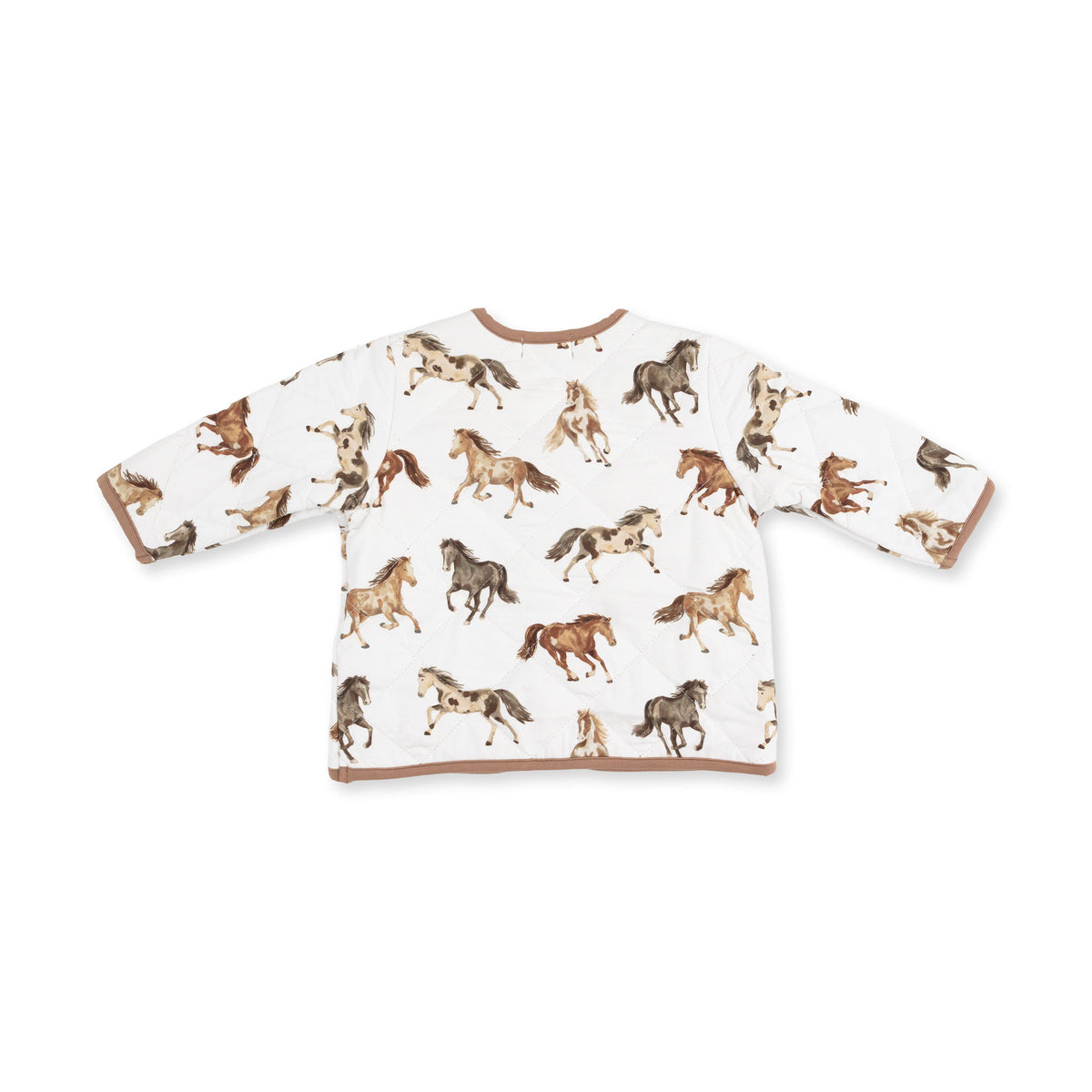 Wild Horses - Quilted V Neck Jacket