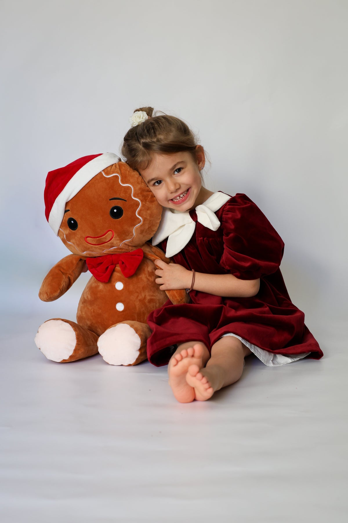 Rosemoor Dress |  Winterberry Red  Cotton Velvet