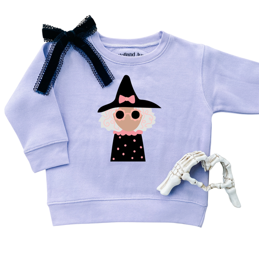 Witch | Girls Halloween Sweatshirt