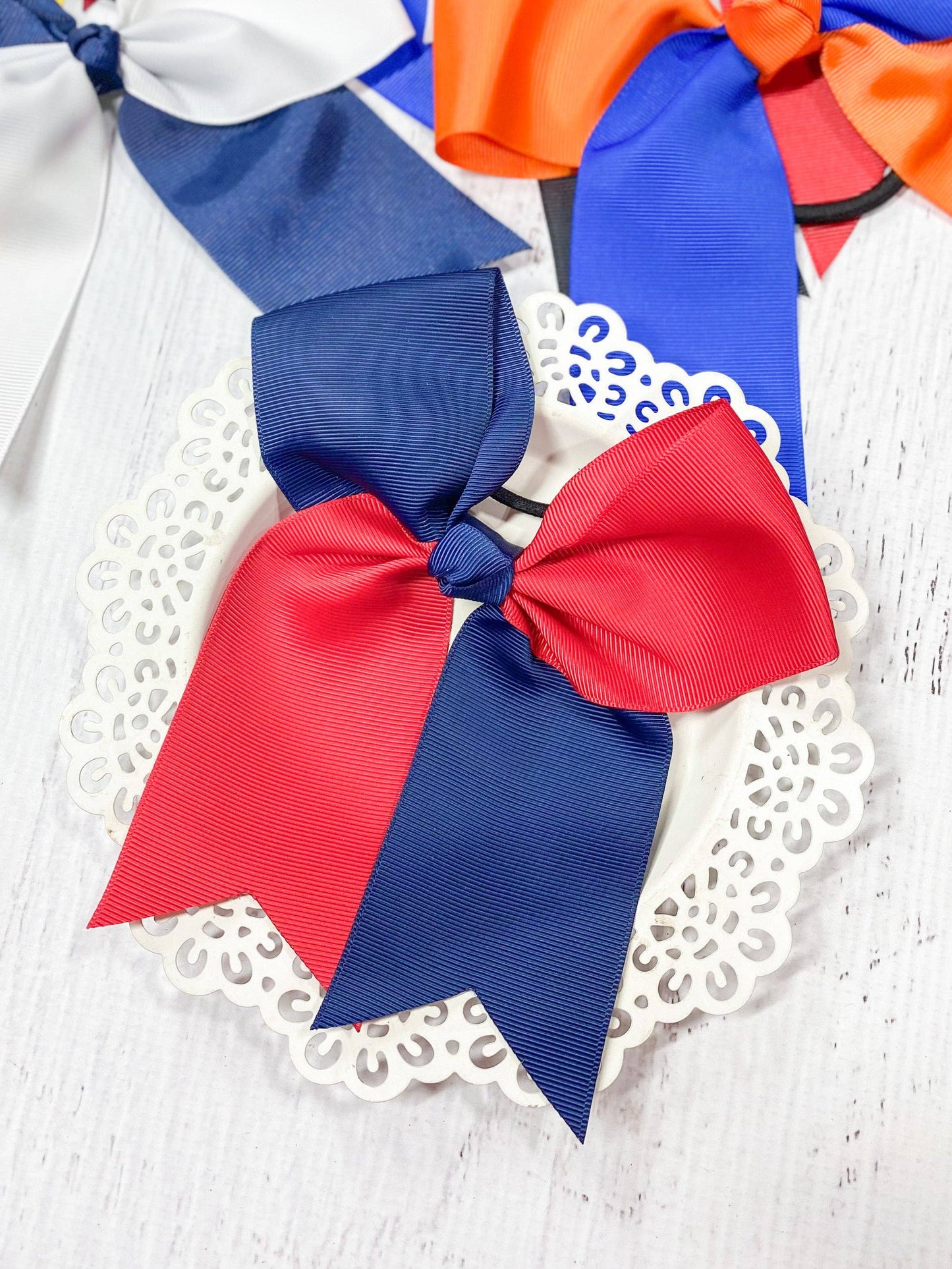 School Spirit Cheer Bows: Game Day