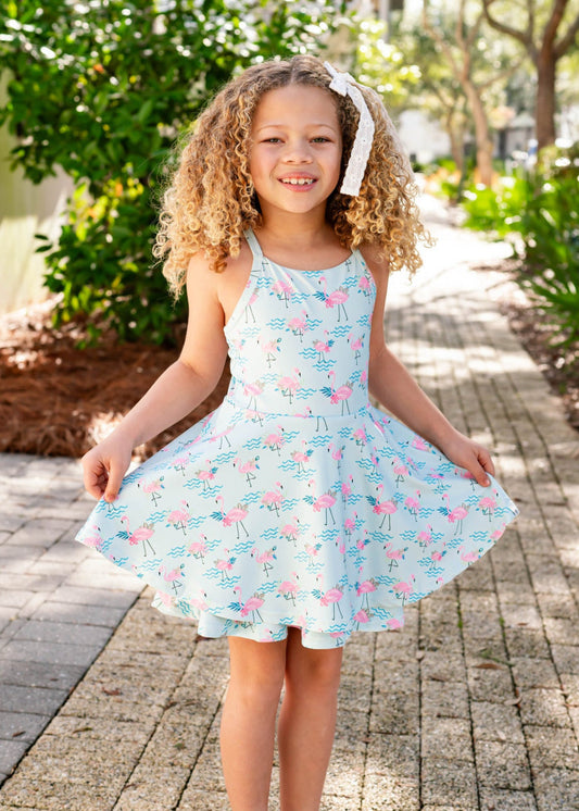 Pink Paradise Athleisure Dress