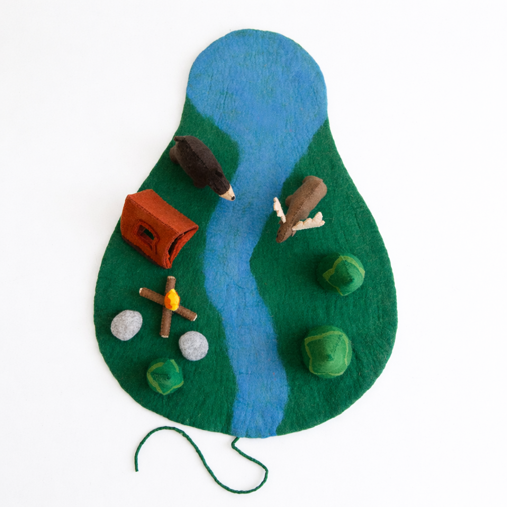 Woodland Camping Play Mat + Toys