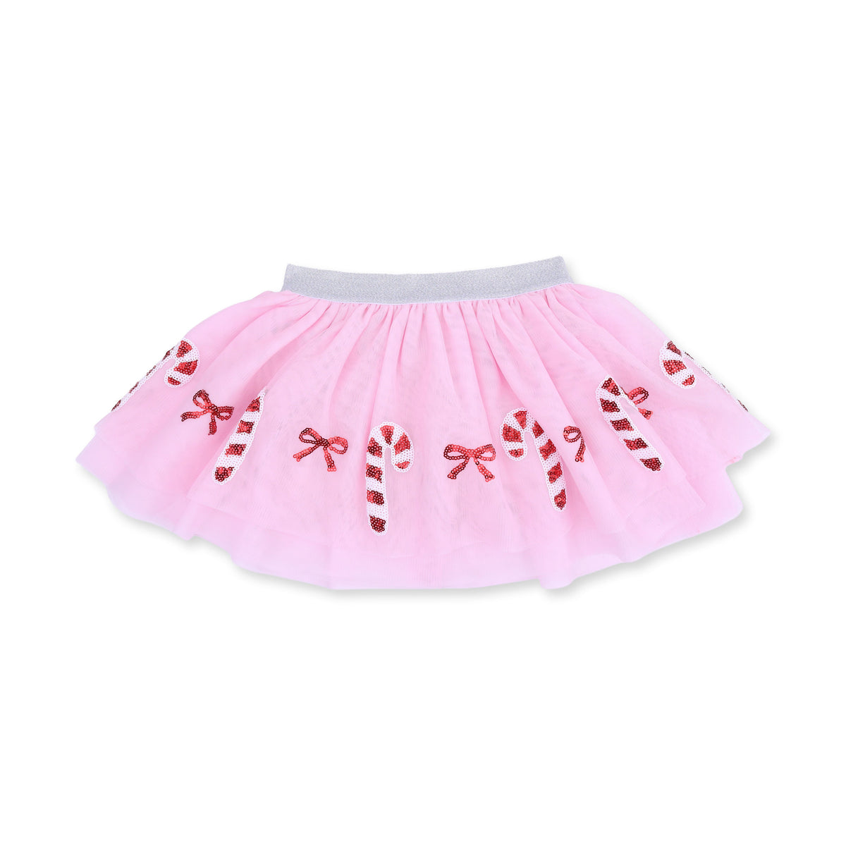 Candy Canes - Tutu Skirt with Bike Shorts