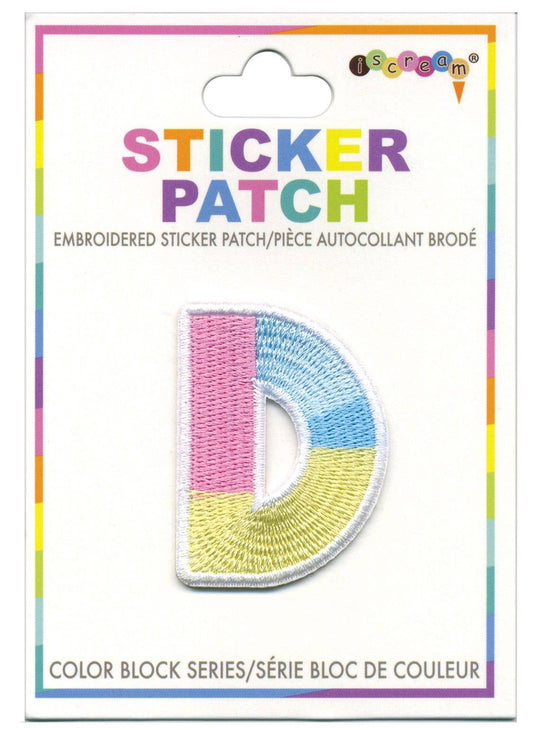 D Colorblock Sticker Patch