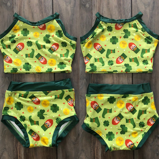 St. Patrick’s Day Leprechaun Shamrock 2PC Set