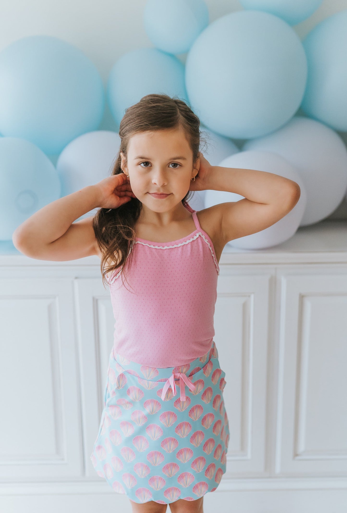 Pink Pointelle Tank Top