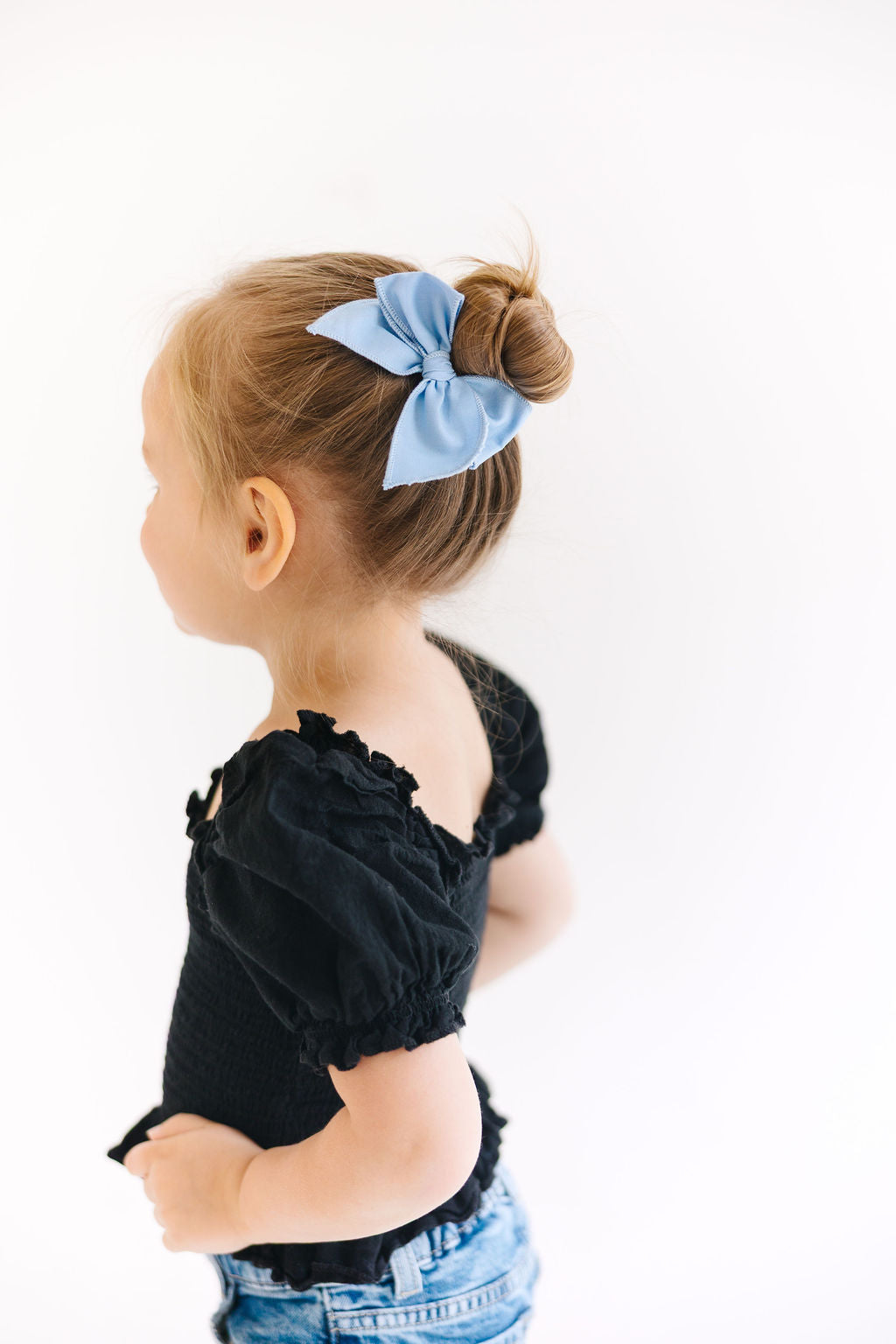 Purple Solid Small Bow