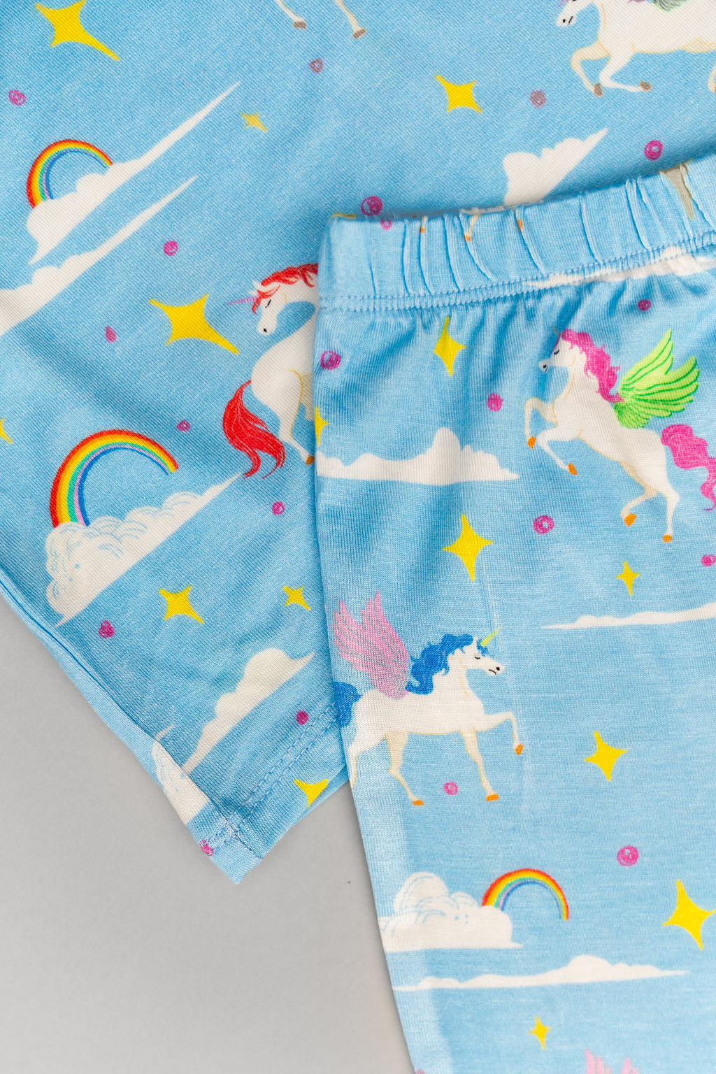 Sage Bamboo 2-Piece Long Sleeve Unicorn Set