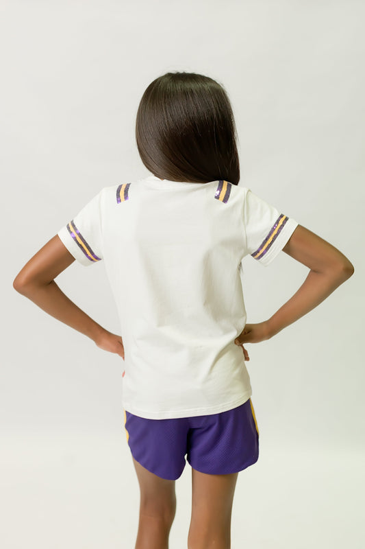 Purple and Yellow Helmet Shirt