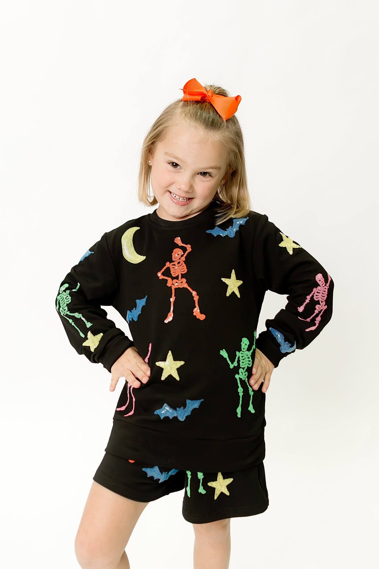 Kids' Dancing Skeleton Shorts