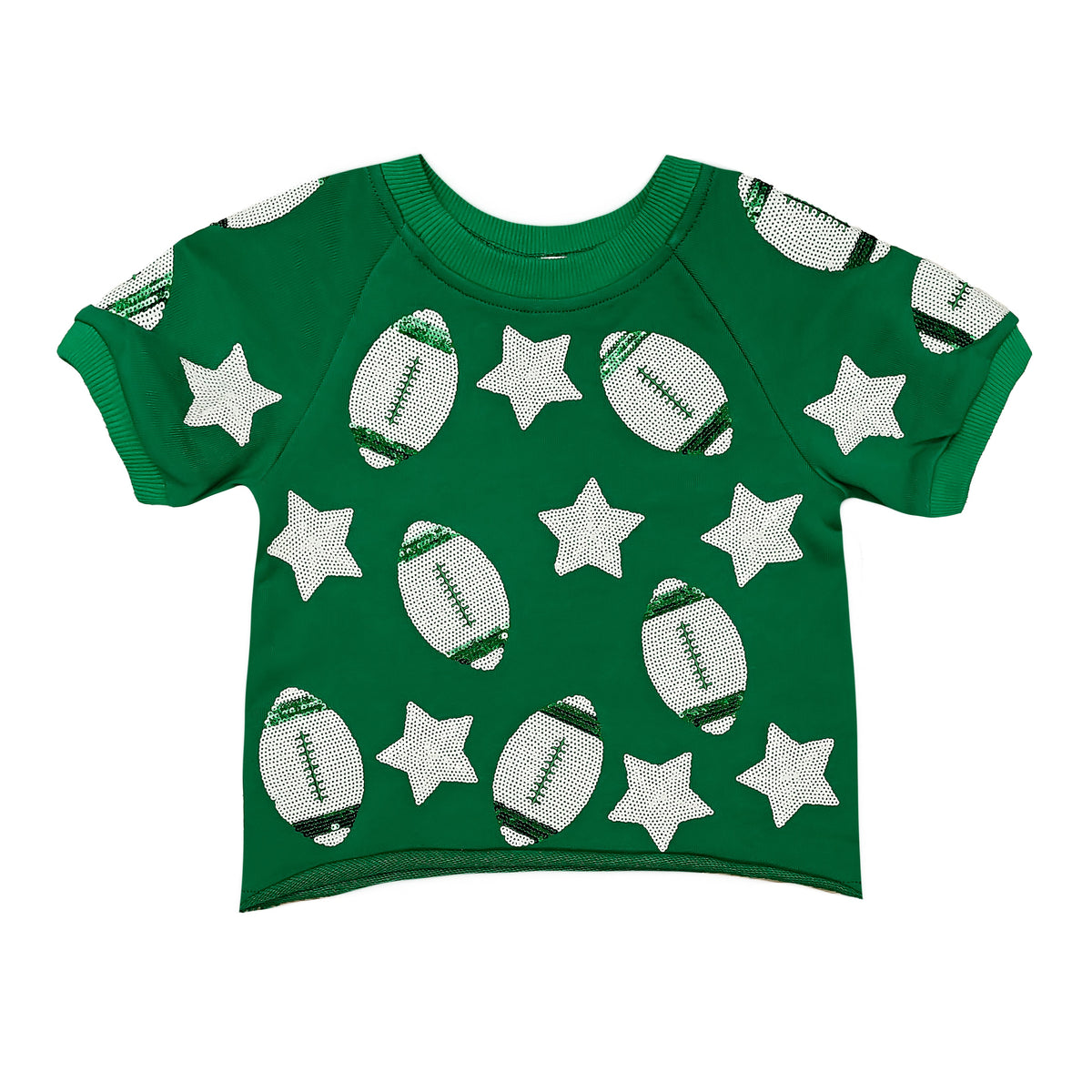 Kids' Green Football Top