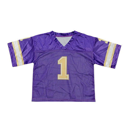 Kids' Purple & Yellow Football Jersey
