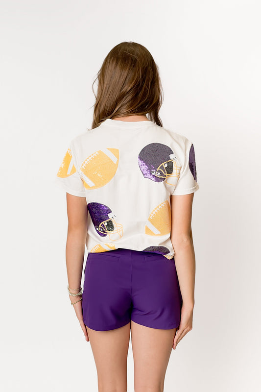 Women's Football Fever - Purple and Gold