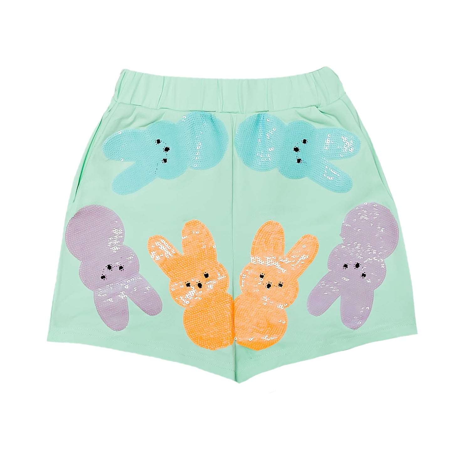 Sequin Peeps Adult Shorts