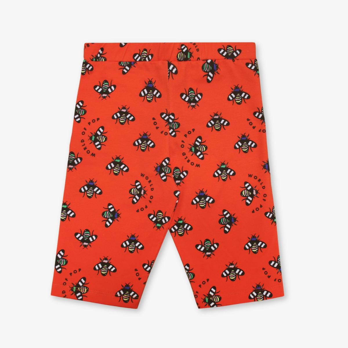 "Bee lovers" printed cyclist shorts
