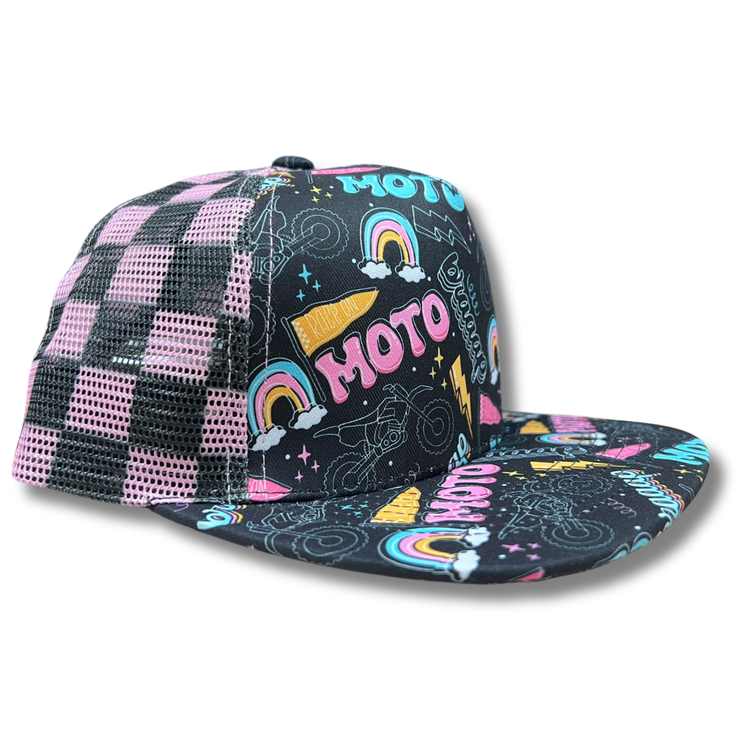 Moto Girl Snapback Hat