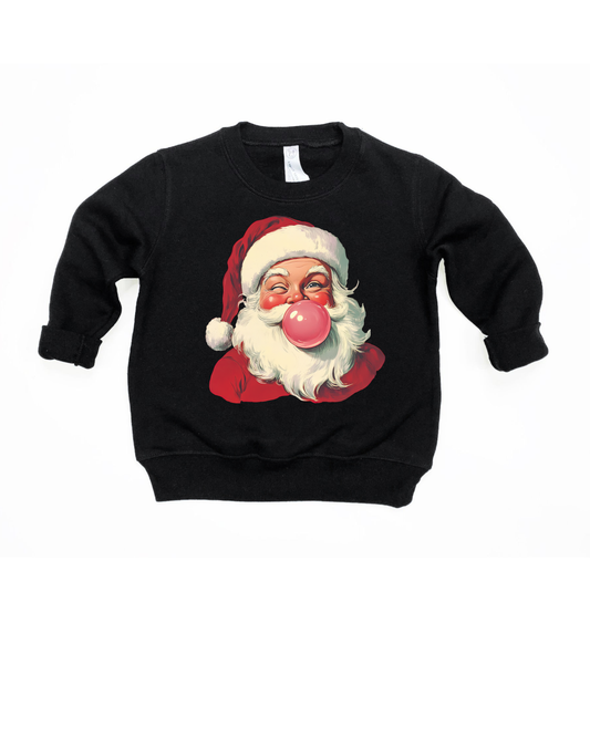 Santa Bubble Gum Kids Sweatshirt