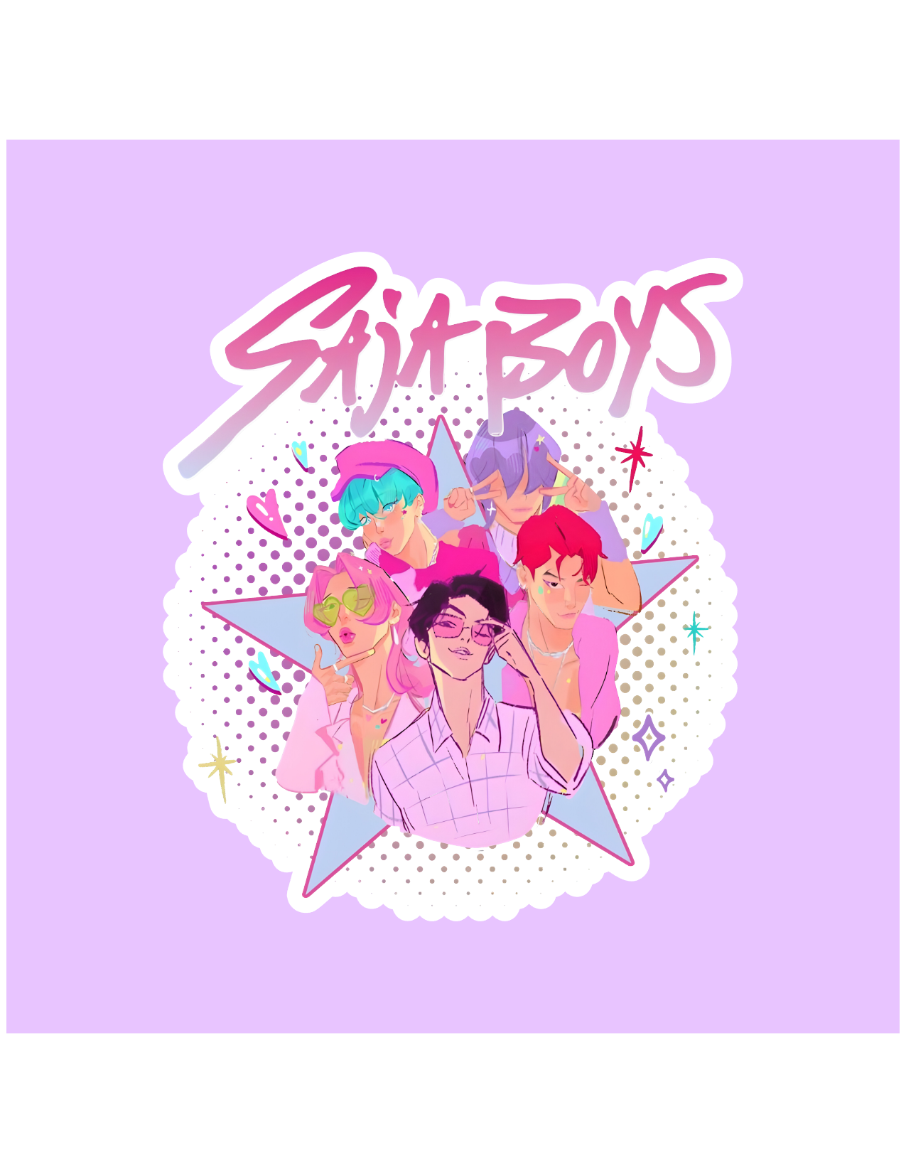 Saja Boys Kpop Demon Hunters Sticker