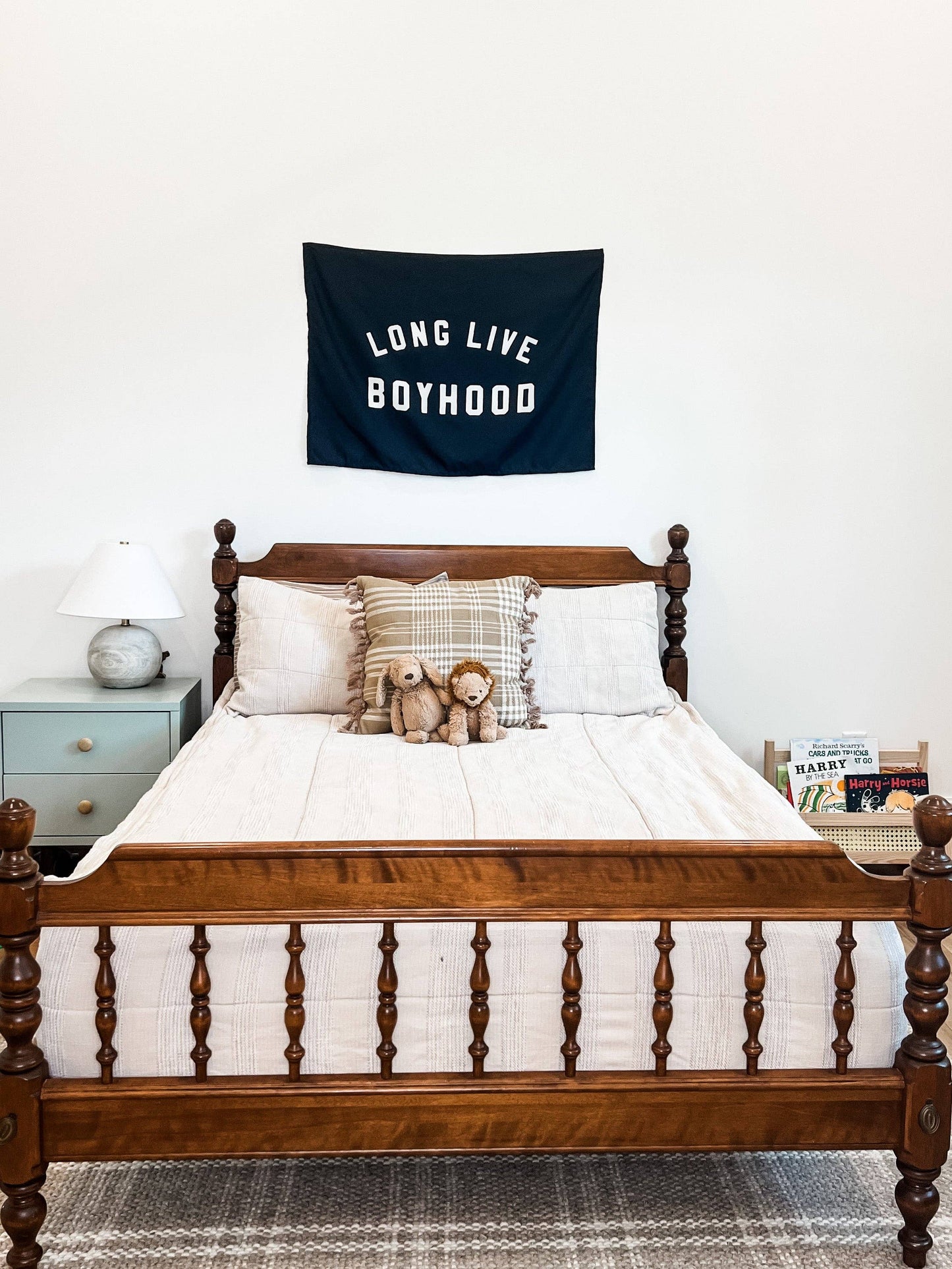 {Black} Long Live Boyhood Banner