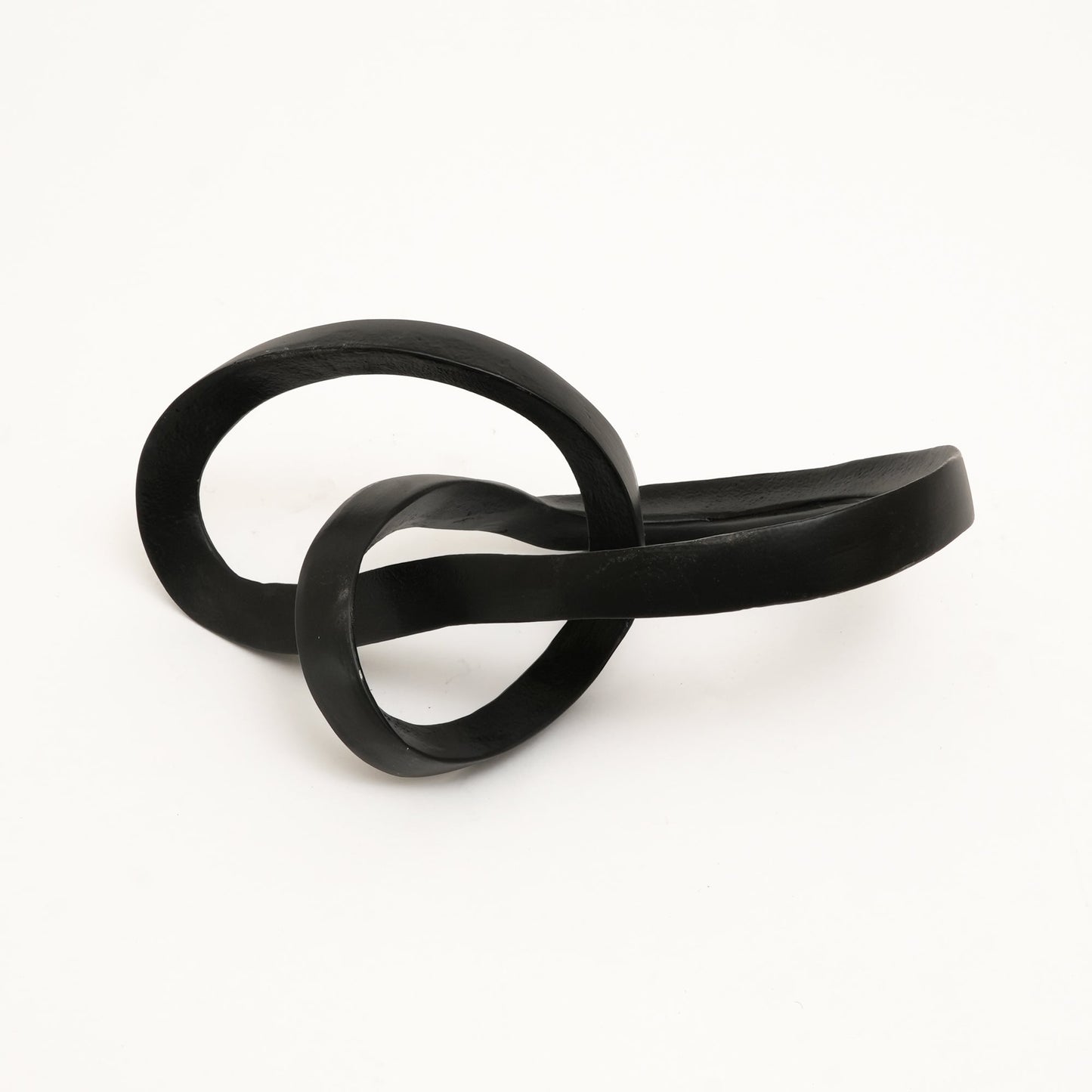 Abstract  Interlinked Sculpture | Black Modern Art Décor