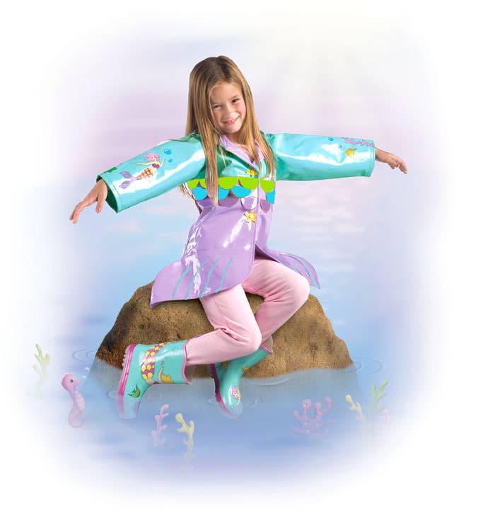 Kidorable Mermaid Raincoat/Jacket