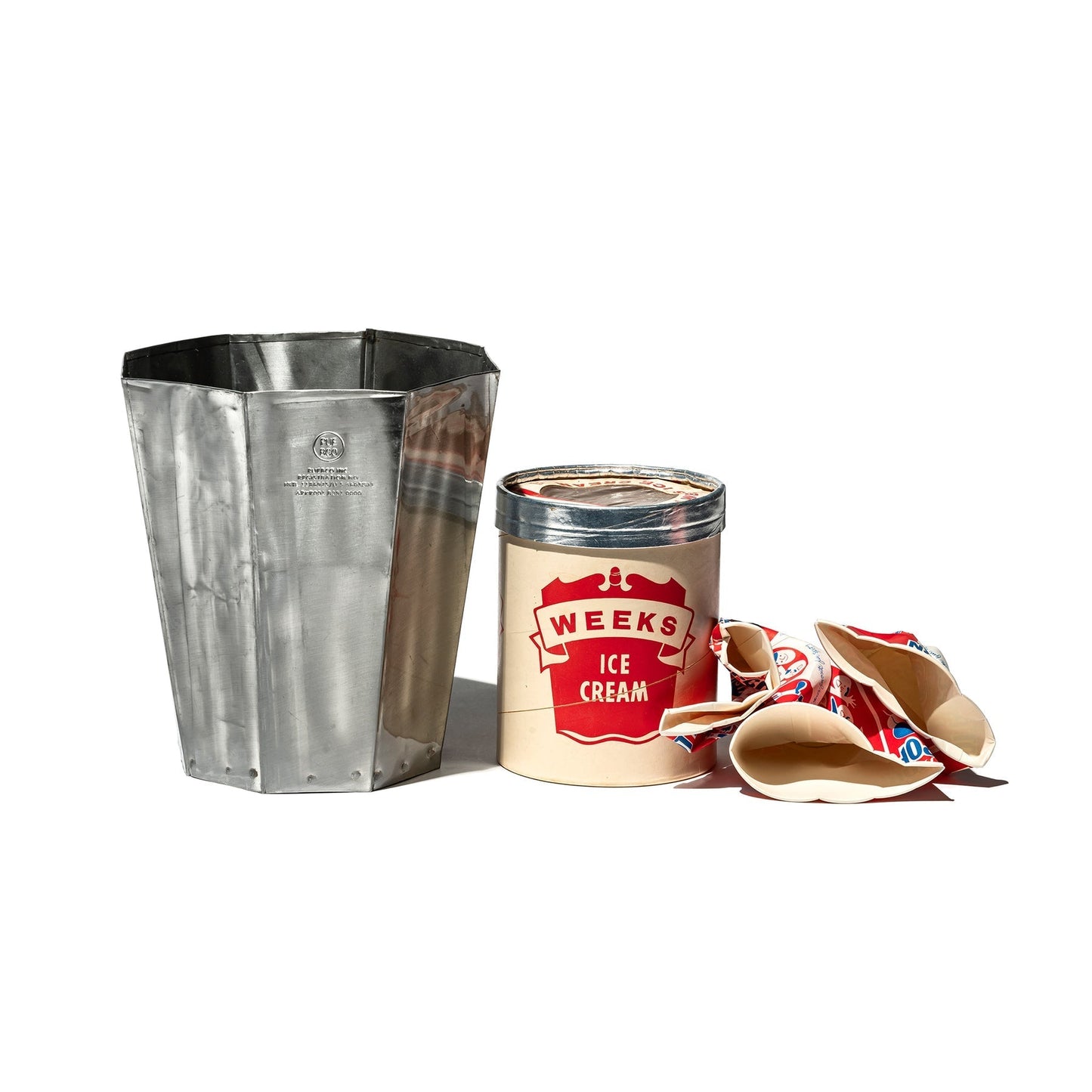 Recycled Steel Trashcan from used oil can