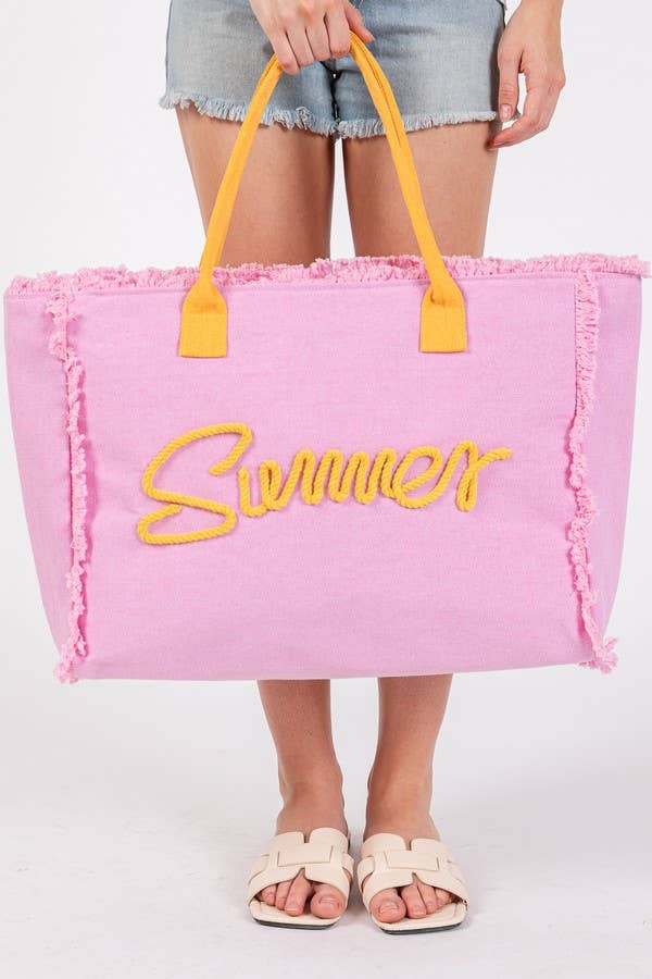 SUMMER Fringe Oversize Fashion Tote