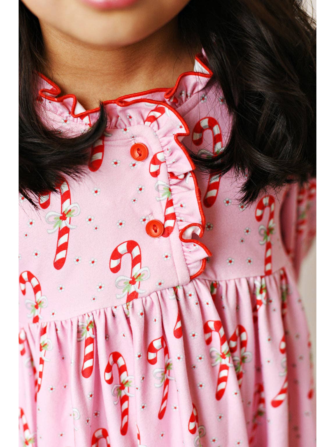 Candy Cane Butterknit Play Dress